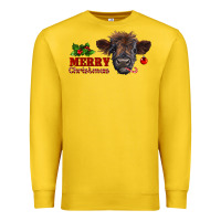 Lemon Merry Christmas Calf Premium Sweatshirt - RanaPortraitStore