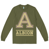 Army Green albion college athleticpurple Long Sleeve Tee - linhVisuals