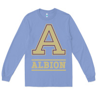 Colony Blue albion college athleticpurple Long Sleeve Tee - linhVisuals