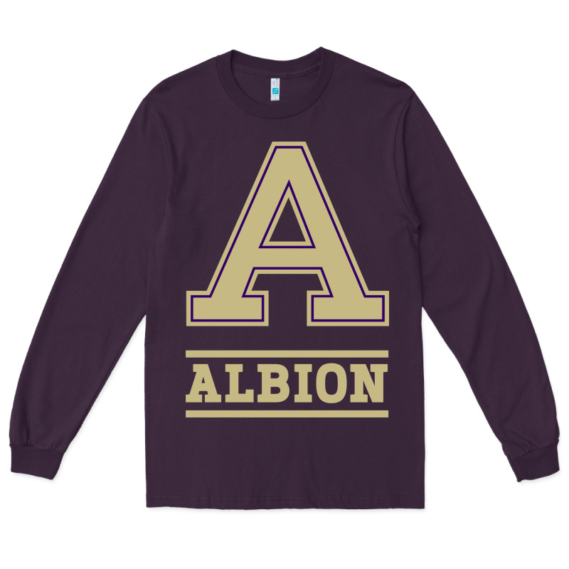 Albion College Athleticpurple Long Sleeve Tee by linhVisuals | Teevron