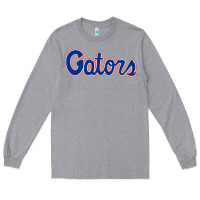 Heather Grey florida sport gators Long Sleeve Tee - linhVisuals