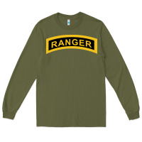 Army Ranger Tab   Black & Gold   Army Ranger Tab Black Gold Long Sleeve Tee | Teevron