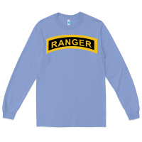 Colony Blue army ranger tab   black & gold   army ranger tab black gold Long Sleeve Tee - linhVisuals