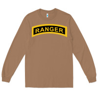 Toasted Coconut army ranger tab   black & gold   army ranger tab black gold Long Sleeve Tee - linhVisuals