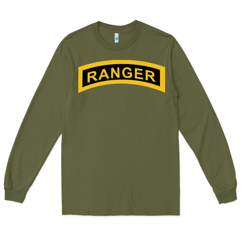 Army Ranger Tab   Black & Gold   Army Ranger Tab Black Gold Long Sleeve Tee by linhVisuals | Teevron