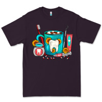 Plum Dentist Coffee Premium Tee - FaDigitalArtStudio