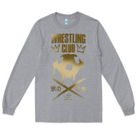 Heather Grey tekken inspired king design premium t shirt Long Sleeve Tee - linhVisuals