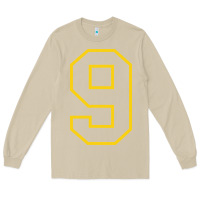 Mushroom number #9 sports jersey uniform Long Sleeve Tee - linhVisuals