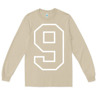 Mushroom number #9 sports jersey uniform Long Sleeve Tee - linhVisuals