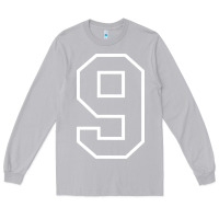 Moon Dust number #9 sports jersey uniform Long Sleeve Tee - linhVisuals