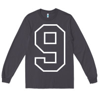 Smoke number #9 sports jersey uniform Long Sleeve Tee - linhVisuals