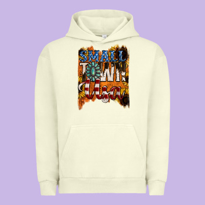 Small Town Usa Gemstone Urban Hoodie Designed By Jasminsmagicworld