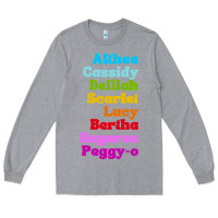 Heather Grey althea cassidy name woman mans Long Sleeve Tee - linhVisuals