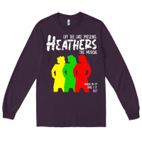 Plum otls heathers Long Sleeve Tee - linhVisuals