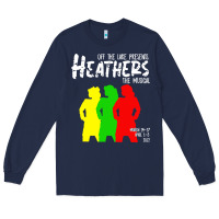 Navy otls heathers Long Sleeve Tee - linhVisuals