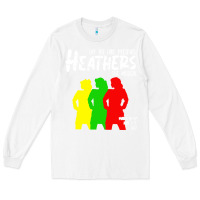 White otls heathers Long Sleeve Tee - linhVisuals