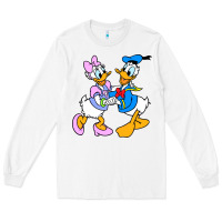 White donal duck Long Sleeve Tee - linhVisuals