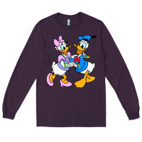 Plum donal duck Long Sleeve Tee - linhVisuals