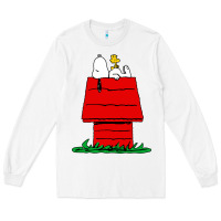 White peanuts the doghouse Long Sleeve Tee - linhVisuals