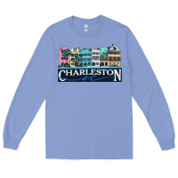 Colony Blue charleston rainbow road   charleston south carolin Long Sleeve Tee - linhVisuals