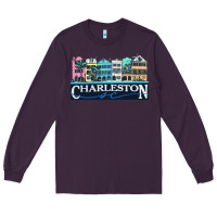 Plum charleston rainbow road   charleston south carolin Long Sleeve Tee - linhVisuals