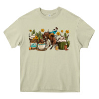 Mossy rodeo cowboy coffee cups Heavy Core Tee - OliviaCreatesArt