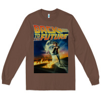 Chestnut back to the future vintage Long Sleeve Tee - linhVisuals