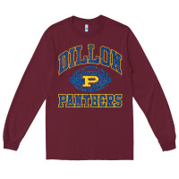 Burgundy dillon football   friday night lights Long Sleeve Tee - linhVisuals