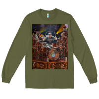 Army Green Neil Peart cool Long Sleeve Tee - linhVisuals