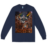 Navy Neil Peart cool Long Sleeve Tee - linhVisuals