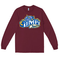 Burgundy university of maine at presque isle vectorized Long Sleeve Tee - linhVisuals