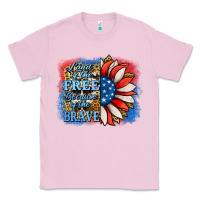 Bubblegum Pink Patriotic Sunflower Classic Tee - Jasminsmagicworld