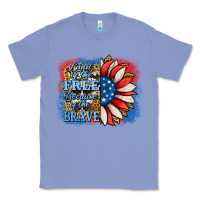 Colony Blue Patriotic Sunflower Classic Tee - Jasminsmagicworld