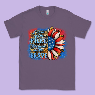 Patriotic Sunflower Classic Tee Designed By Jasminsmagicworld