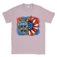 Lilac Patriotic Sunflower Classic Tee - Jasminsmagicworld