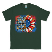 Sports Green Patriotic Sunflower Classic Tee - Jasminsmagicworld