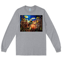Heather Grey Neil Peart encore Long Sleeve Tee - linhVisuals