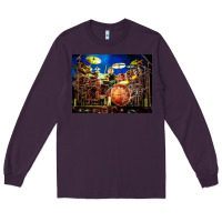 Plum Neil Peart encore Long Sleeve Tee - linhVisuals