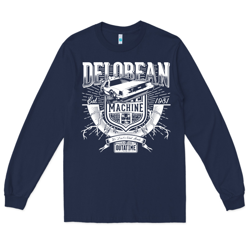 Delorean Machine Long Sleeve Tee by linhVisuals | Teevron