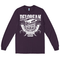 Plum delorean machine Long Sleeve Tee - linhVisuals