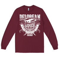 Burgundy delorean machine Long Sleeve Tee - linhVisuals