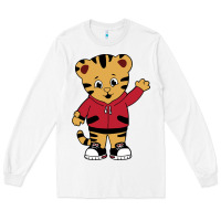 White daniel tigers neighborhood Long Sleeve Tee - linhVisuals
