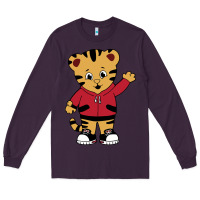 Plum daniel tigers neighborhood Long Sleeve Tee - linhVisuals