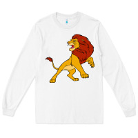 White mufasa the lion king Long Sleeve Tee - linhVisuals