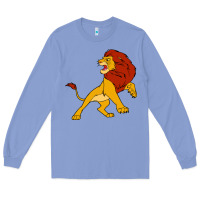 Colony Blue mufasa the lion king Long Sleeve Tee - linhVisuals