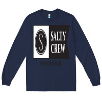 Navy salty crew Long Sleeve Tee - linhVisuals
