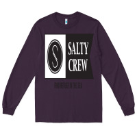 Plum salty crew Long Sleeve Tee - linhVisuals