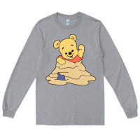 Heather Grey baby bear Long Sleeve Tee - linhVisuals