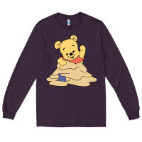 Plum baby bear Long Sleeve Tee - linhVisuals