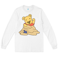 White baby bear Long Sleeve Tee - linhVisuals